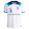 Maillot de Supporter Angleterre RASHFORD 11 Domicile Coupe du Monde 2022 Pour Homme